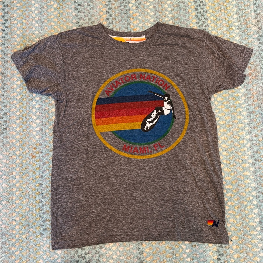 Aviator Nation Kids Gray Size 12 EUC